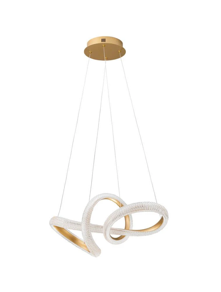 Medora LED Pendelleuchte Ø 75,5cm 3000K Messing-Gold