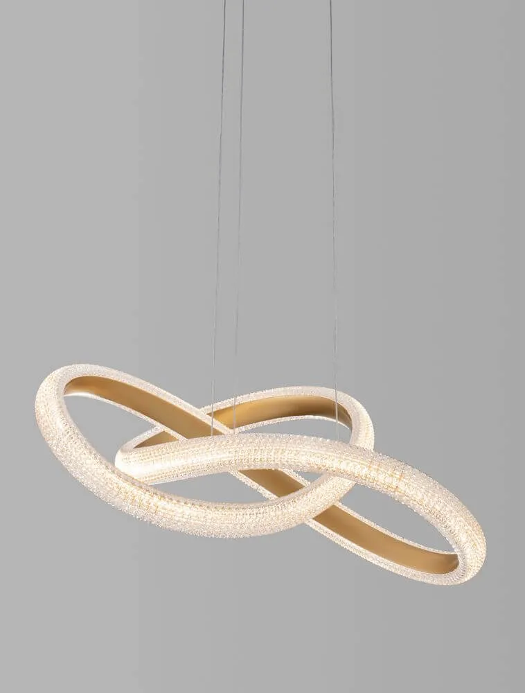 Medora LED Pendelleuchte Ø 52,5cm 3000K Messing-Gold