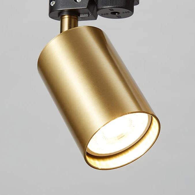 Verstelbaar railsysteem plafond 3-5 spots zwart wit goud dimbaar warm licht modern interieur woonkamer | Sansoti