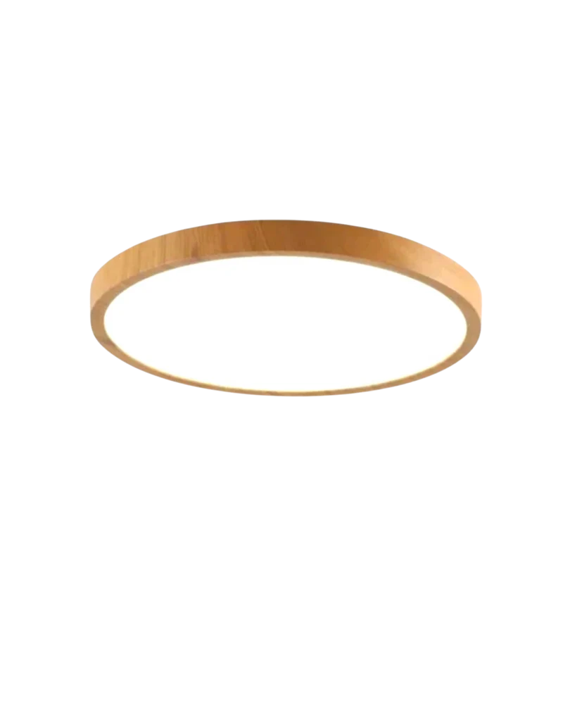 Ultraslanke Plafondlamp Hout 30cm 40cm Moderne Woonkamer Slaapkamer Verlichting | Sansoti