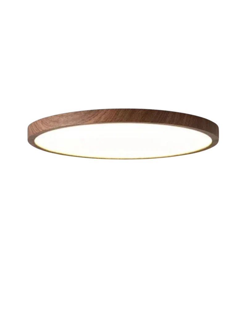 Ultraslanke Plafondlamp Hout 30cm 40cm Moderne Woonkamer Slaapkamer Verlichting | Sansoti