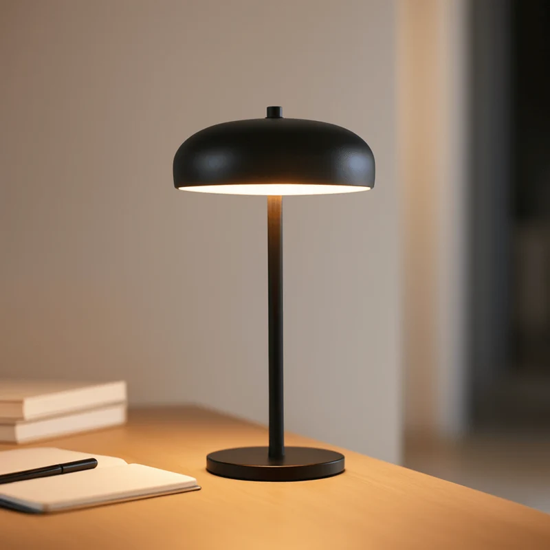 Oplaadbare Tafellamp met Aanraakbediening IJzer 5W Dimbaar LED Bedlampje Draadloos Sfeervol Nachtkastje | Sansoti