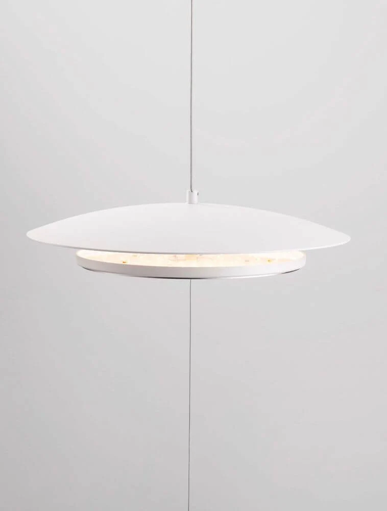 Olos LED Deckenleuchte Ø 35cm 3000K Weiß,Chrom