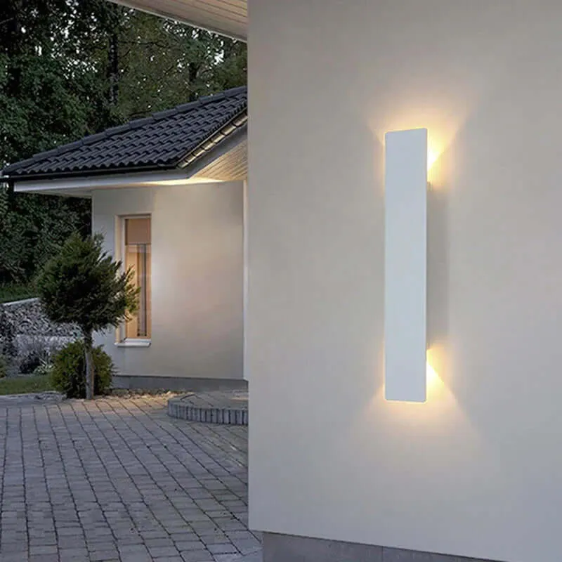 Aluminium buitenwandlamp LED waterdicht IP65 moderne gevelverlichting terrasverlichting tuinverlichting | Sansoti
