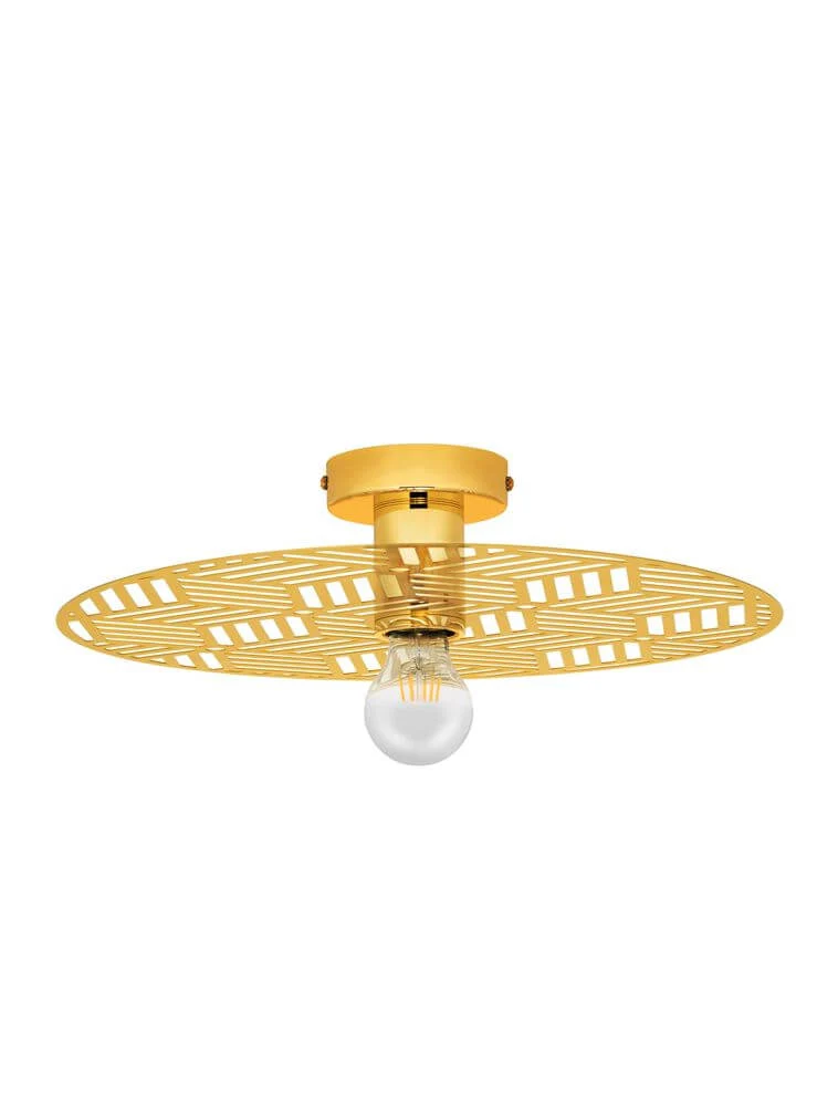 Eres Deckenleuchte E27 Ø 40cm Gold