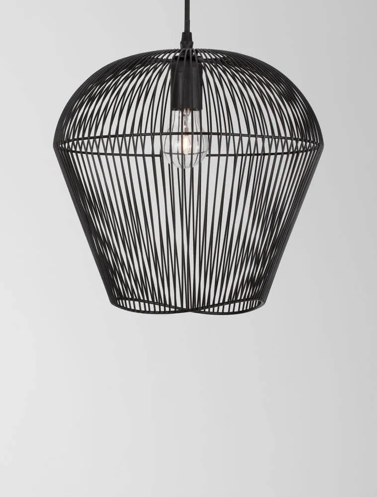 Bredo Pendelleuchte Ø 31,5cm Schwarz