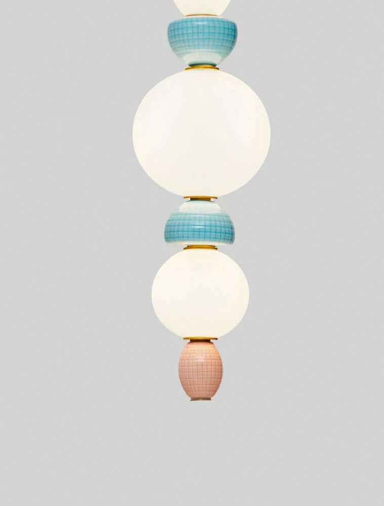 Obrie LED Pendelleuchte 3-flammig Ø 20cm 3000K Gold, Orange, Blau, Weiß