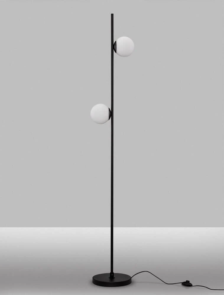 Nuvole LED Stehlampe 3000K Schwarz, Weiß