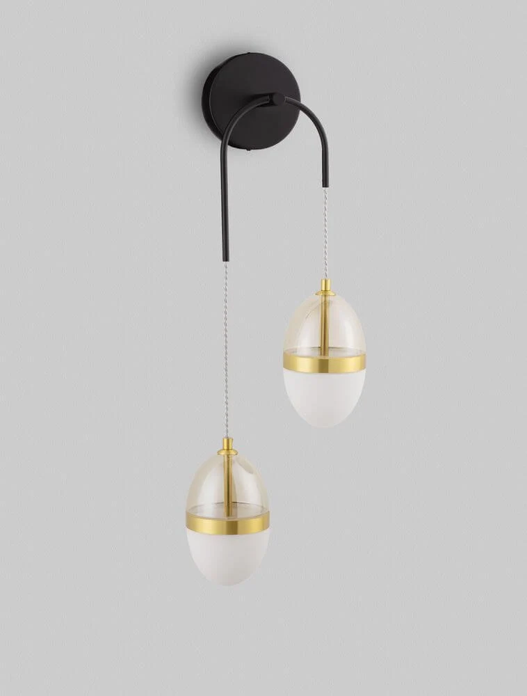 Egna Wandleuchte 2-flammig 3000K Gold