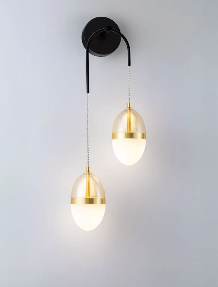 Egna Wandleuchte 2-flammig 3000K Gold