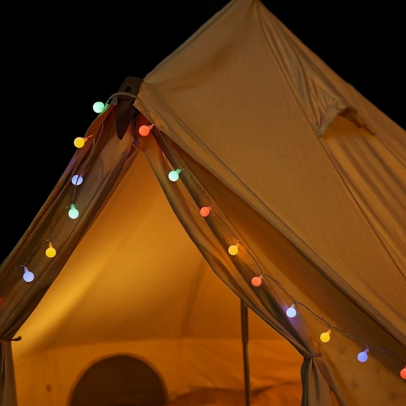 Sfeerverlichting met 20 LED-lampjes warm wit voor binnen en buiten decoratie feestverlichting 3 meter | Sansoti