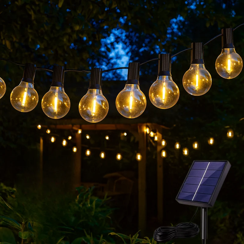 USB Lichtsnoer Terras Buitenverlichting 20-40 Lampen Waterdicht IP65 Sfeerlicht voor Tuin Balkon Feestverlichting | Sansoti