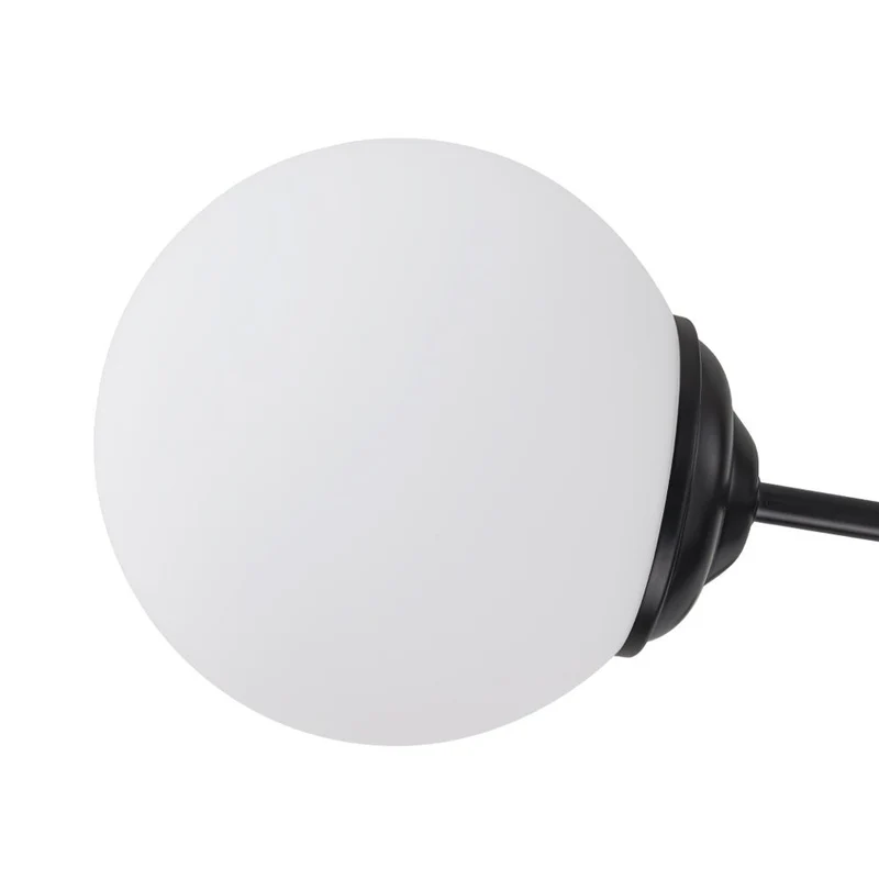 Moderne sputnik kroonluchter met opaal glazen bollen in goud of zwart – dimbare design hanglamp 6 8 of 12 lichtpunten | Sansoti