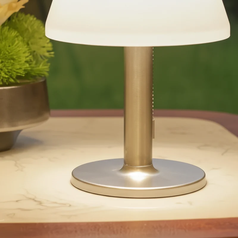 Solarlantaarn Tafelverlichting Buiten Warm Wit Licht Terras Balkon Tuin Draadloos Sfeerverlichting Decoratief | Sansoti