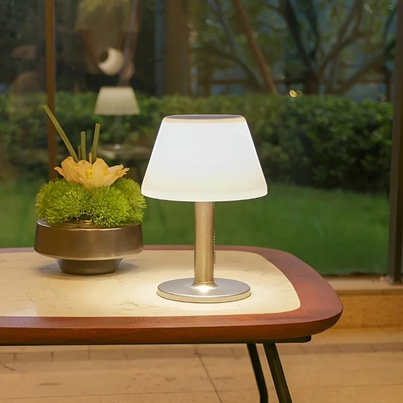 Solarlantaarn Tafelverlichting Buiten Warm Wit Licht Terras Balkon Tuin Draadloos Sfeerverlichting Decoratief | Sansoti