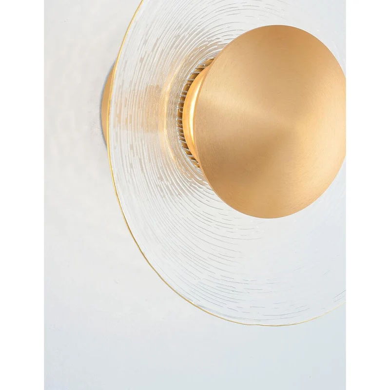 Nova Luce Esil LED Wandlampe Gold, Klar