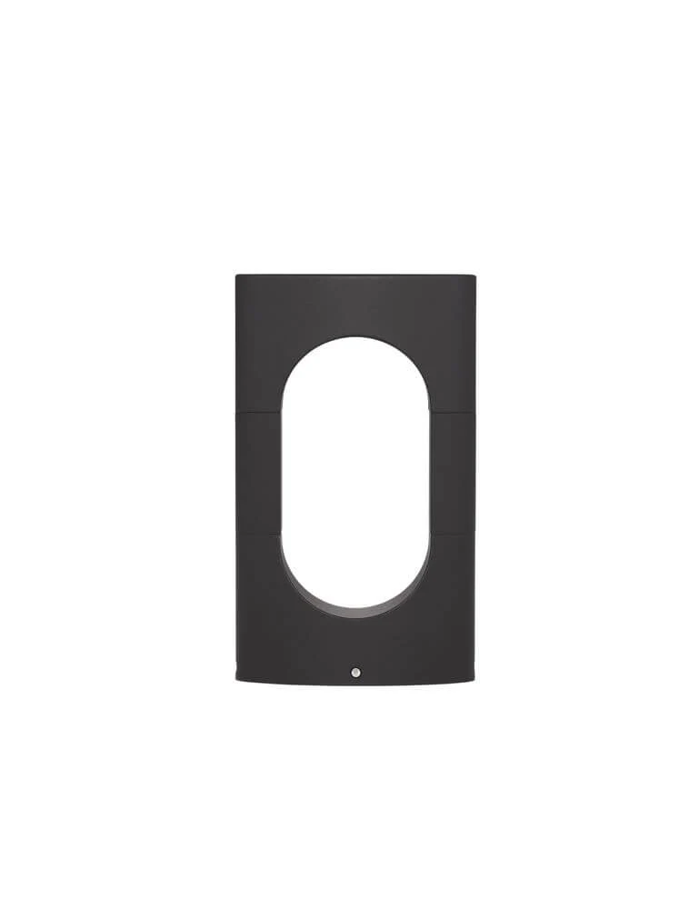 Portal LED Außensockelleuchte 3000K Schwarz IP54