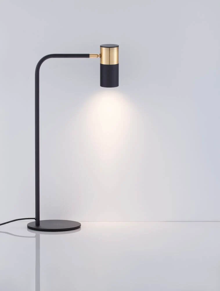 Pongo Tischleuchte Schwarz, Gold