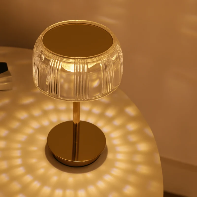 Oplaadbare LED Tafellamp met Aanraakbediening Dimbaar Sfeerverlichting voor Slaapkamer Woonkamer Nachtkastje | Sansoti
