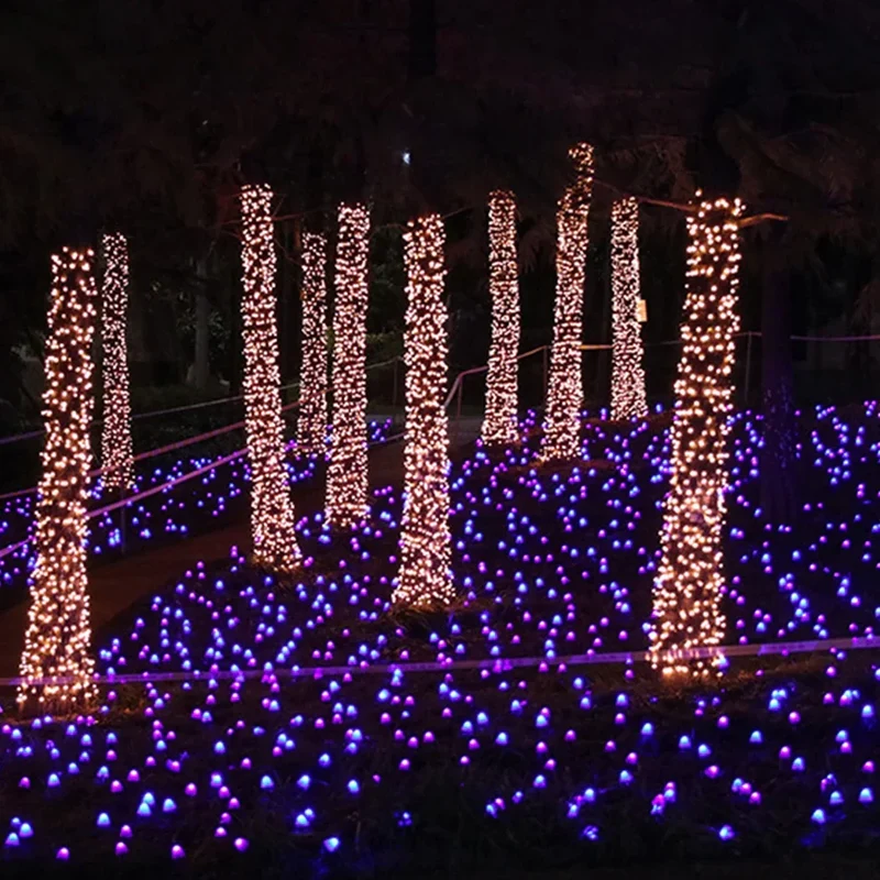 Solar LED Paddenstoelen Lichtsnoer Tuin Waterdicht Decoratief Tuinverlichting Sfeerlicht Buitenverlichting | Sansoti