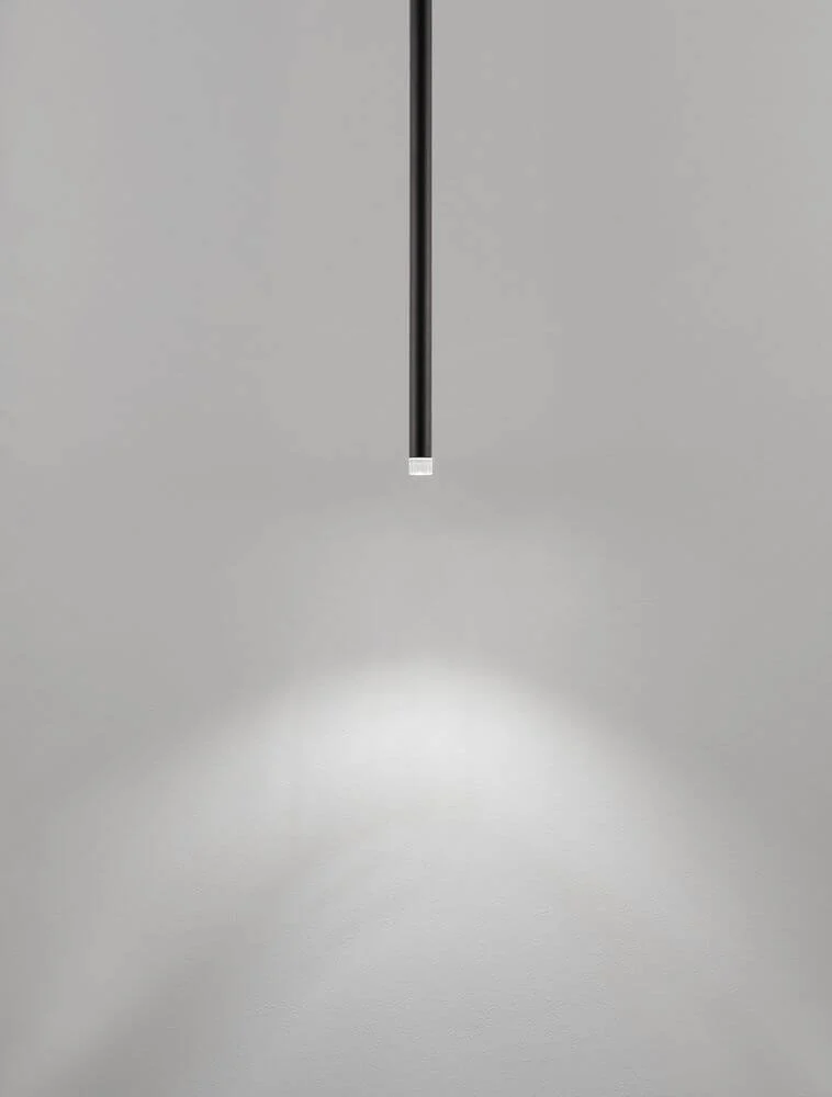Dandia LED Pendelleuchte Ø 8cm 3000K Schwarz