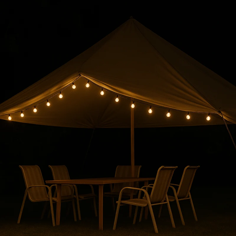 Zonne-energie Lichtsnoer met Kristallen LED-Bollen Outdoor Tuinverlichting Warmwit Waterdicht Sfeerlicht 5-22m | Sansoti