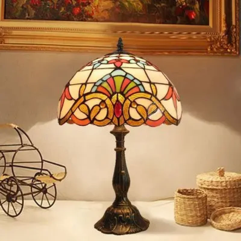 Draadloze LED Tafellamp met Kleurwisseling Glas 37cm Sfeerlicht Oplaadbaar Woonkamer Slaapkamer Bureau | Sansoti