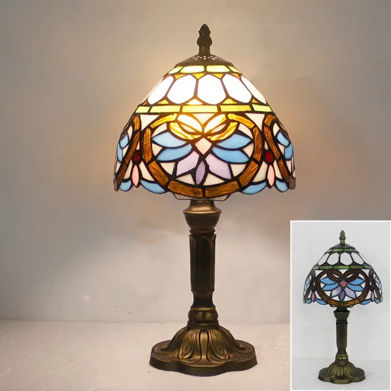 Draadloze LED Tafellamp met Kleurwisseling Glas 37cm Sfeerlicht Oplaadbaar Woonkamer Slaapkamer Bureau | Sansoti