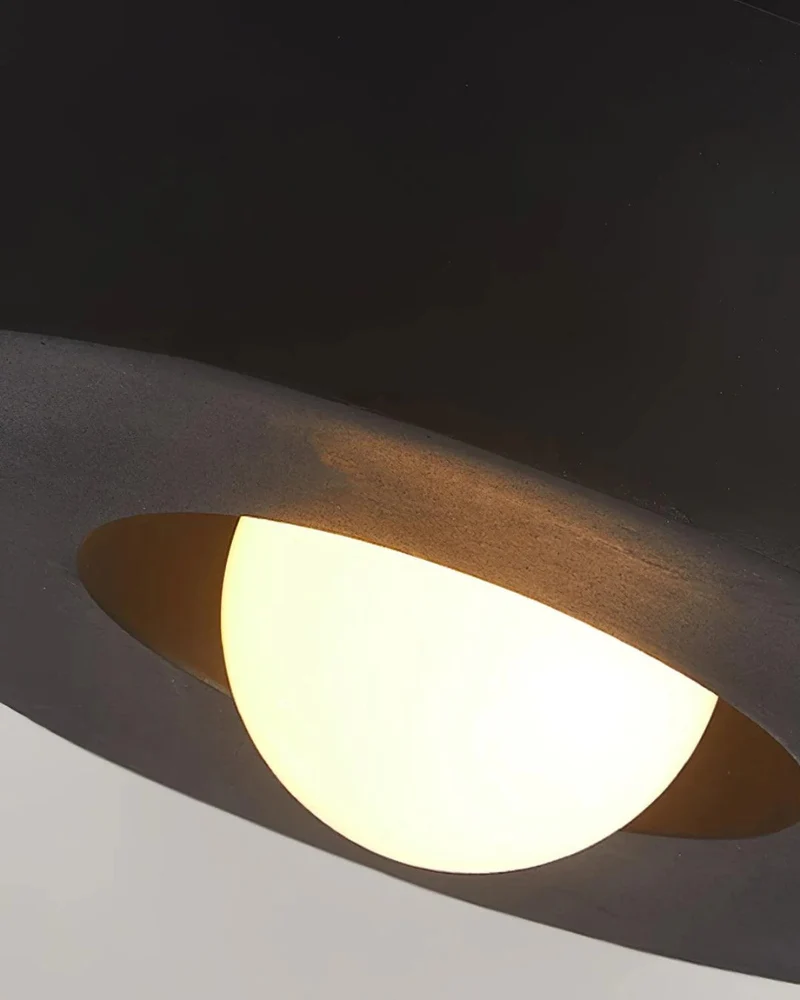 Plafonnière Hal 30 cm Resin Warm Wit 3000K Flush Mount Geïntegreerde LED 9W Overloop | Sansoti