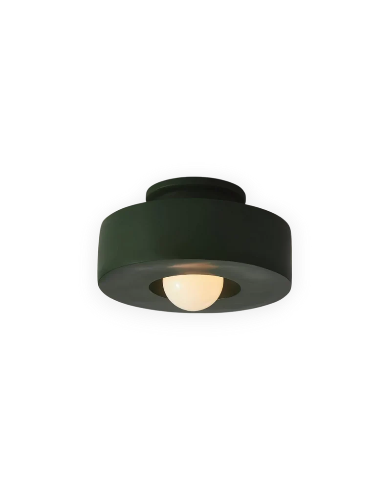 Plafonnière Hal 30 cm Resin Warm Wit 3000K Flush Mount Geïntegreerde LED 9W Overloop | Sansoti
