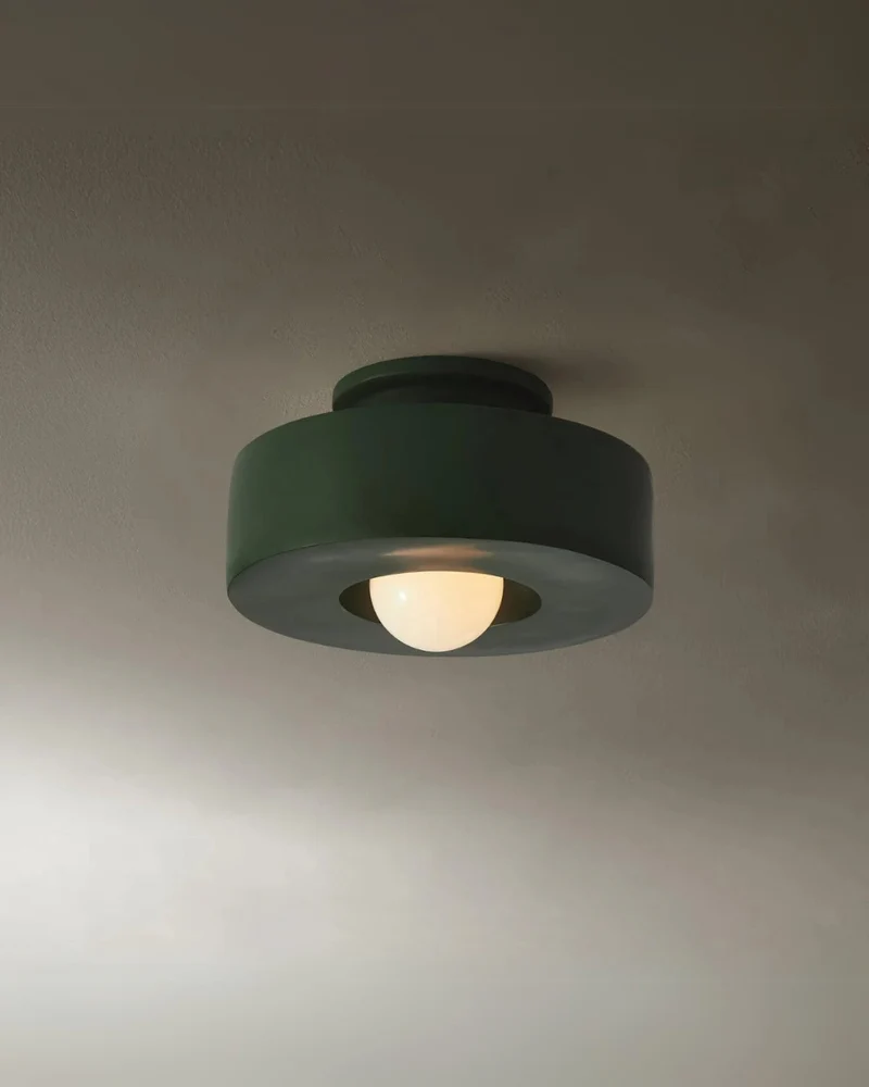 Plafonnière Hal 30 cm Resin Warm Wit 3000K Flush Mount Geïntegreerde LED 9W Overloop | Sansoti