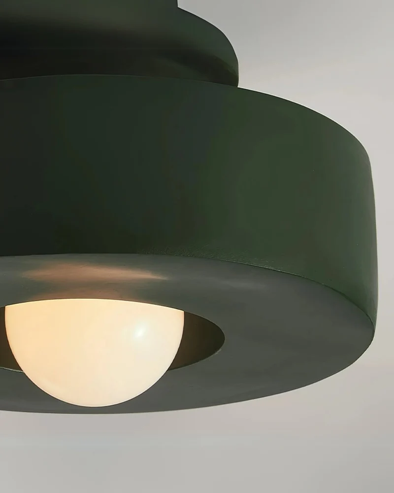 Plafonnière Hal 30 cm Resin Warm Wit 3000K Flush Mount Geïntegreerde LED 9W Overloop | Sansoti
