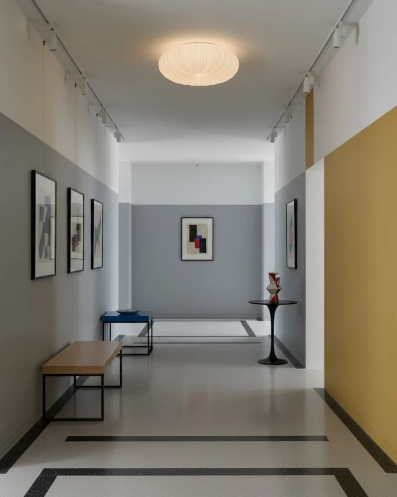 Moderne sculpturale plafondlamp met geïntegreerde LED – ronde design plafondverlichting in 23 40 en 50 cm | Sansoti