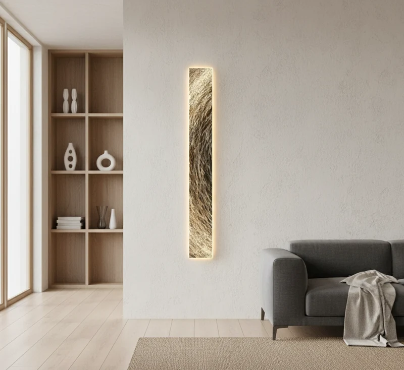 LED Wandlamp Aluminium met Warm Licht voor Woonkamer Slaapkamer Gang Modern Interieur Sfeerverlichting | Sansoti