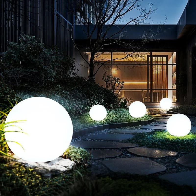 Oplaadbare LED Bolverlichting Waterdicht 16 Kleuren Sfeerbol Tuin Terras Binnen Buiten Decoratief IP65 | Sansoti