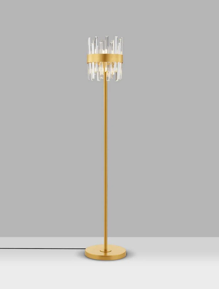 Crown Stehlampe Gold