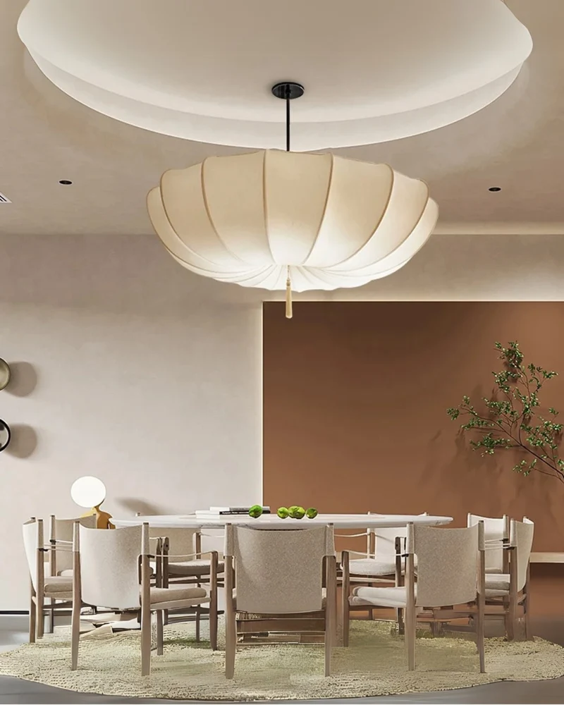 Luxe Wolkvormige Plafondlamp Met Zachte Sfeerverlichting In Frans Design | Sansoti