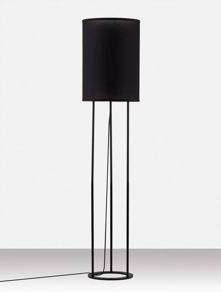Leith Stehlampe Schwarz