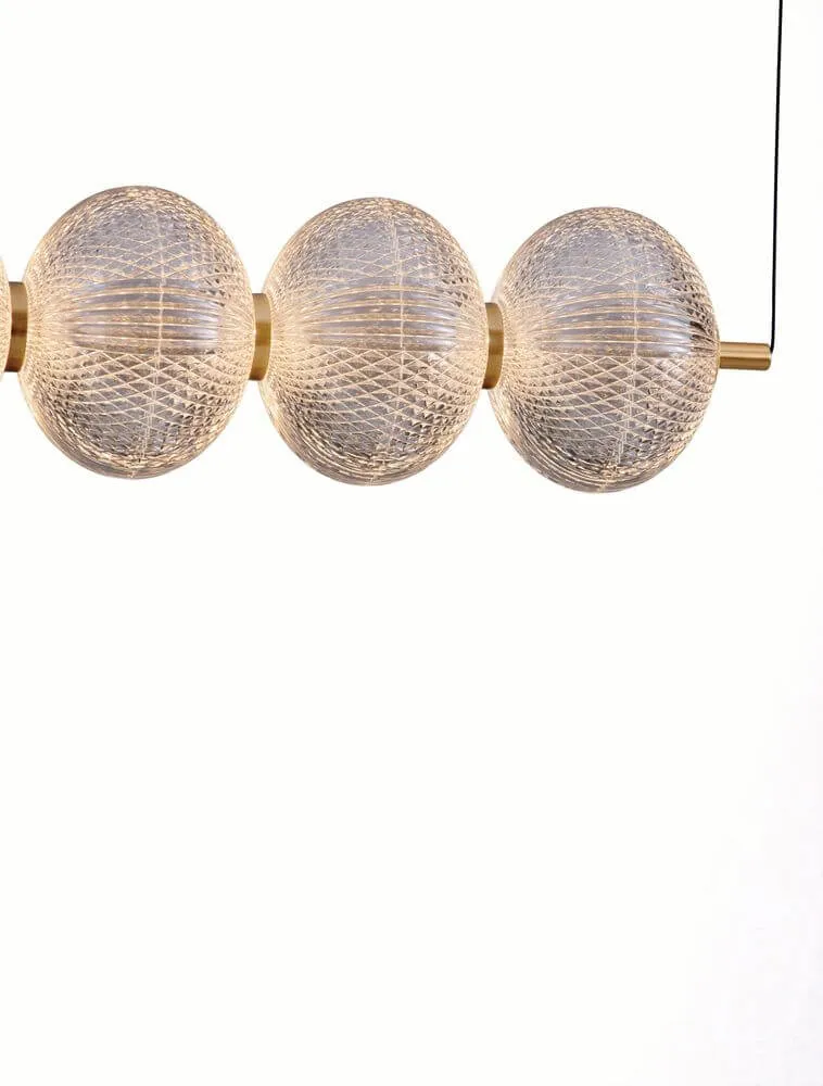 Klelia Pendelleuchte 6-flammig 3000K Gold