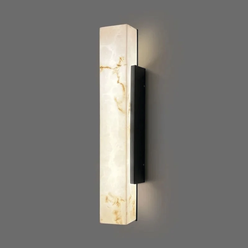 Wandlamp voor buiten LED marmereffect IP65 waterbestendig buitenverlichting tuinverlichting gevellamp in 3 maten | Sansoti