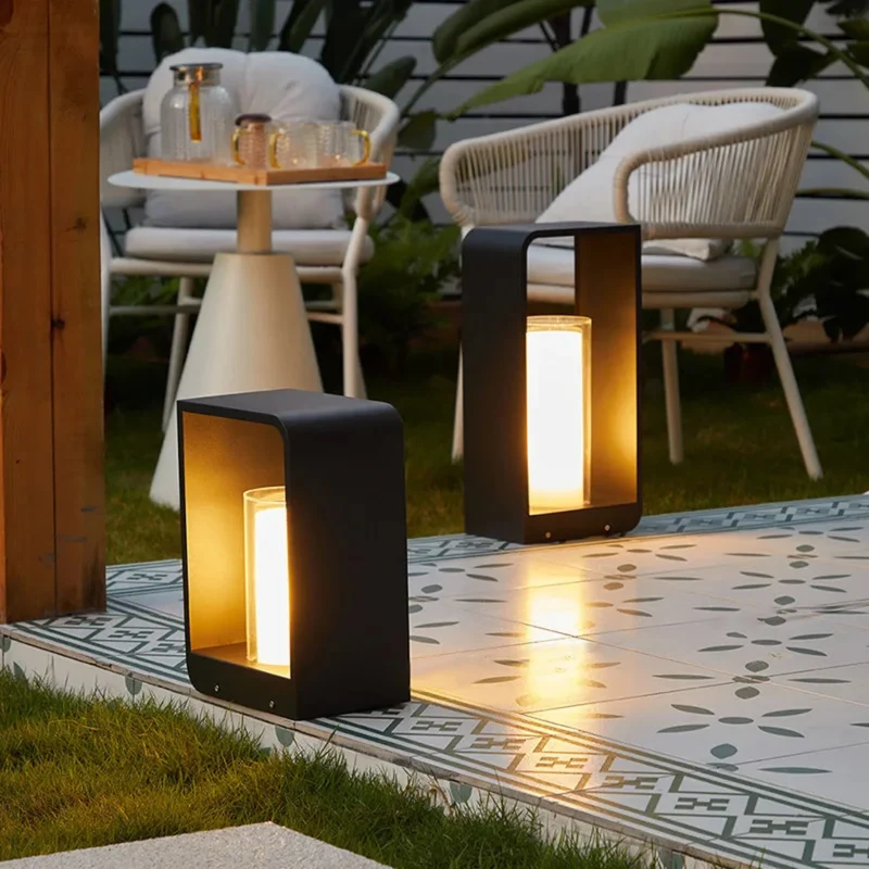 Solar LED Padverlichting Aluminium Frame Grijs Waterdicht IP65 Gazon Tuin Terras Galerij Buitenverlichting | Sansoti