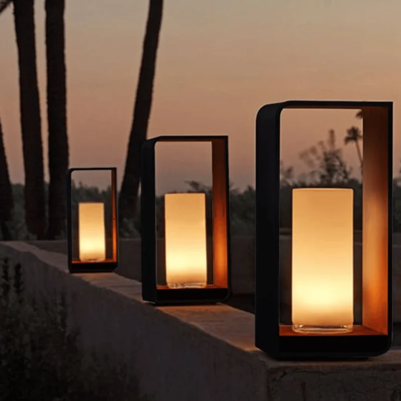 Solar LED Padverlichting Aluminium Frame Grijs Waterdicht IP65 Gazon Tuin Terras Galerij Buitenverlichting | Sansoti