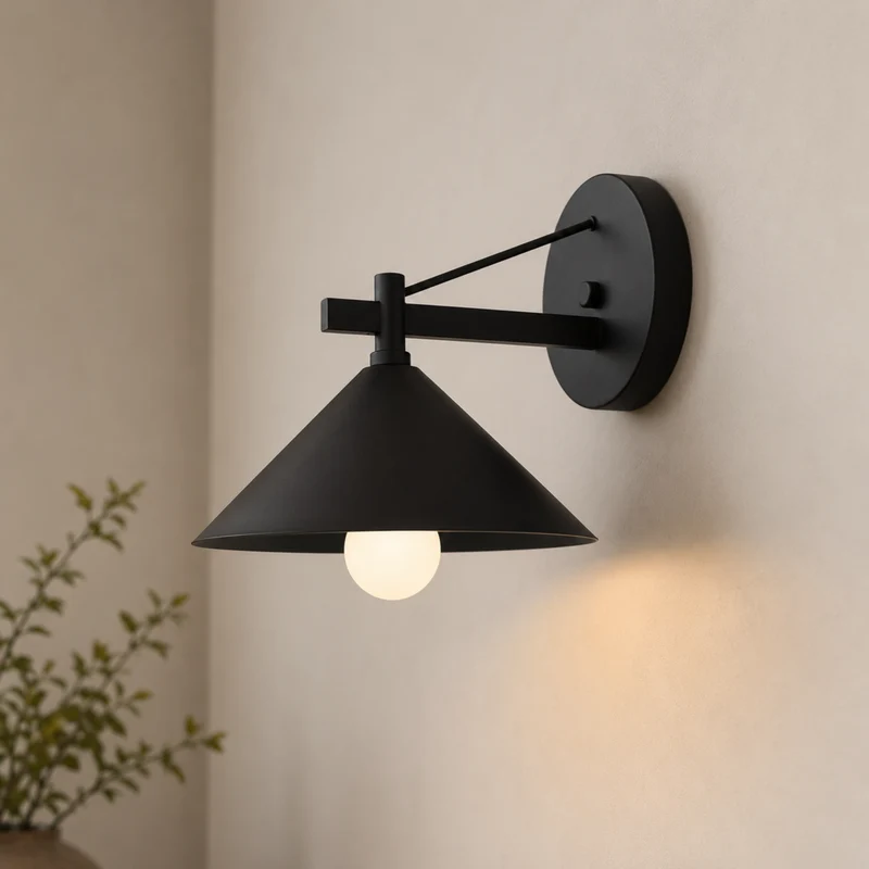 Industriële Buitenwandlamp Waterdicht Metaal E27 Fitting Zwart Goud Brons Balkon Terras Tuin Verlichting | Sansoti
