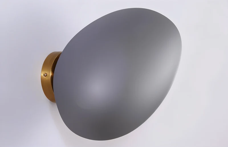 Glazen Wandlamp LED Warm Licht Metalen Rand Woonkamer Slaapkamer Hal Scandinavisch Design Modern Interieur | Sansoti