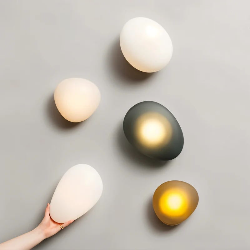 Glazen Wandlamp LED Warm Licht Metalen Rand Woonkamer Slaapkamer Hal Scandinavisch Design Modern Interieur | Sansoti