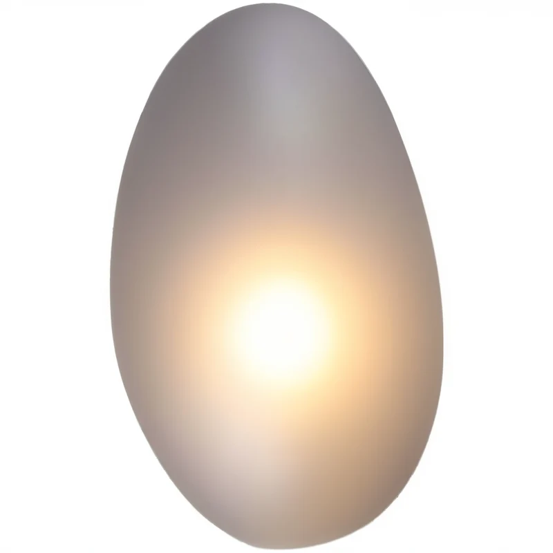 Glazen Wandlamp LED Warm Licht Metalen Rand Woonkamer Slaapkamer Hal Scandinavisch Design Modern Interieur | Sansoti