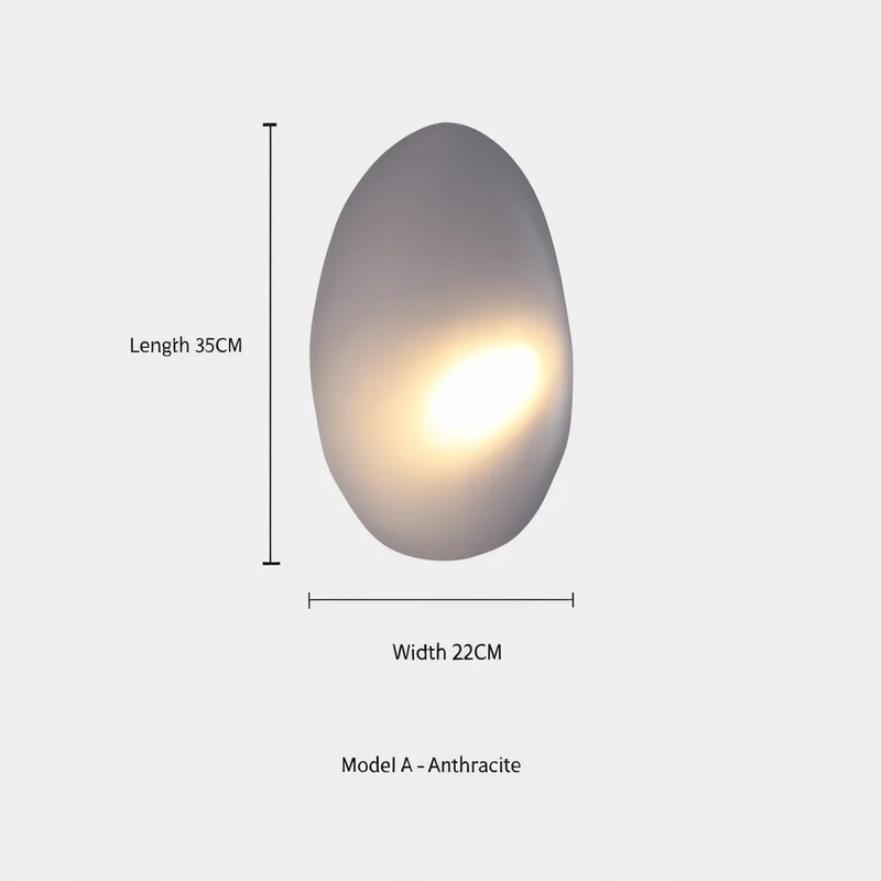 Glazen Wandlamp LED Warm Licht Metalen Rand Woonkamer Slaapkamer Hal Scandinavisch Design Modern Interieur | Sansoti
