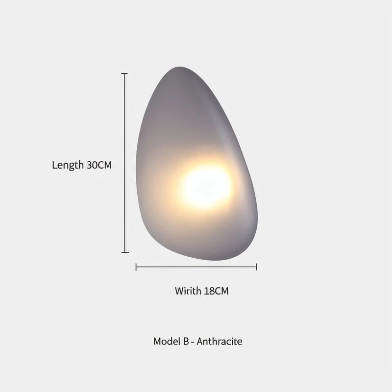 Glazen Wandlamp LED Warm Licht Metalen Rand Woonkamer Slaapkamer Hal Scandinavisch Design Modern Interieur | Sansoti