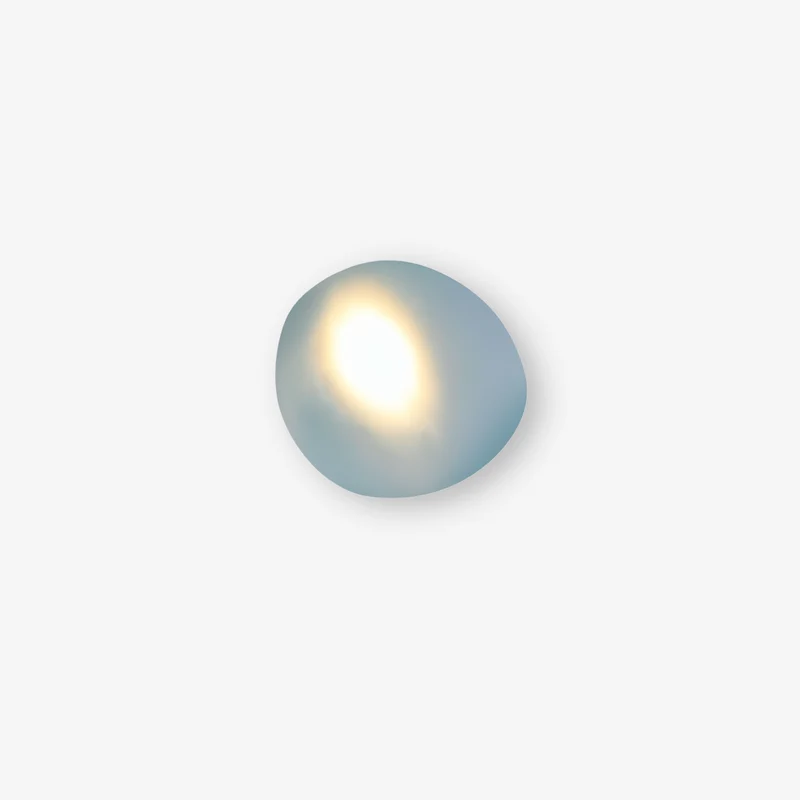 Glazen Wandlamp LED Warm Licht Metalen Rand Woonkamer Slaapkamer Hal Scandinavisch Design Modern Interieur | Sansoti