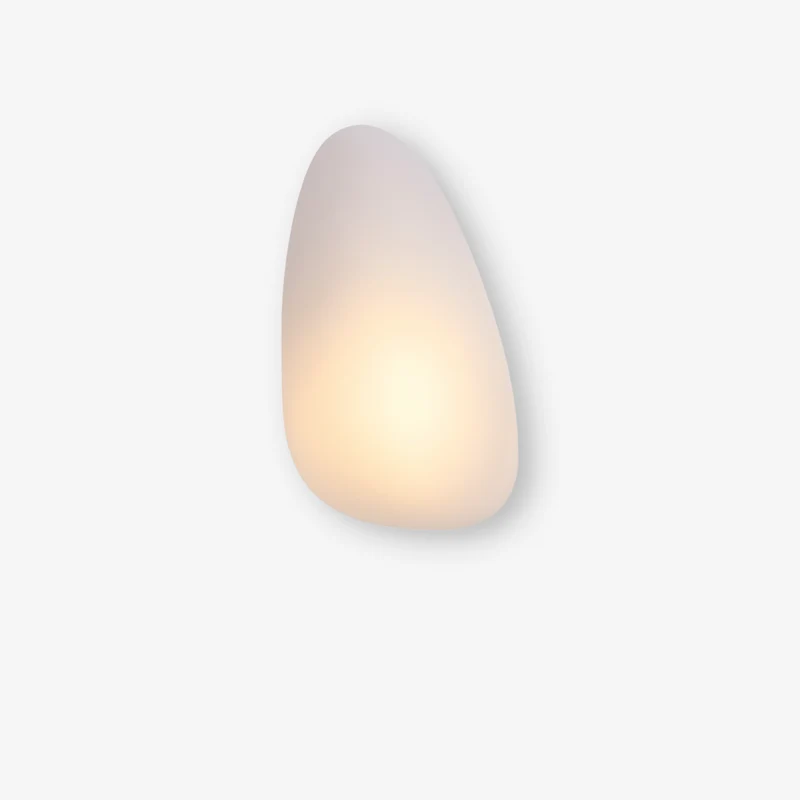 Glazen Wandlamp LED Warm Licht Metalen Rand Woonkamer Slaapkamer Hal Scandinavisch Design Modern Interieur | Sansoti